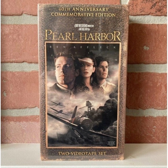 Pearl Harbor VHS 2001, 2-Tape Set 60th Anniversary Commemorative Movie Film - Picture 1 of 6